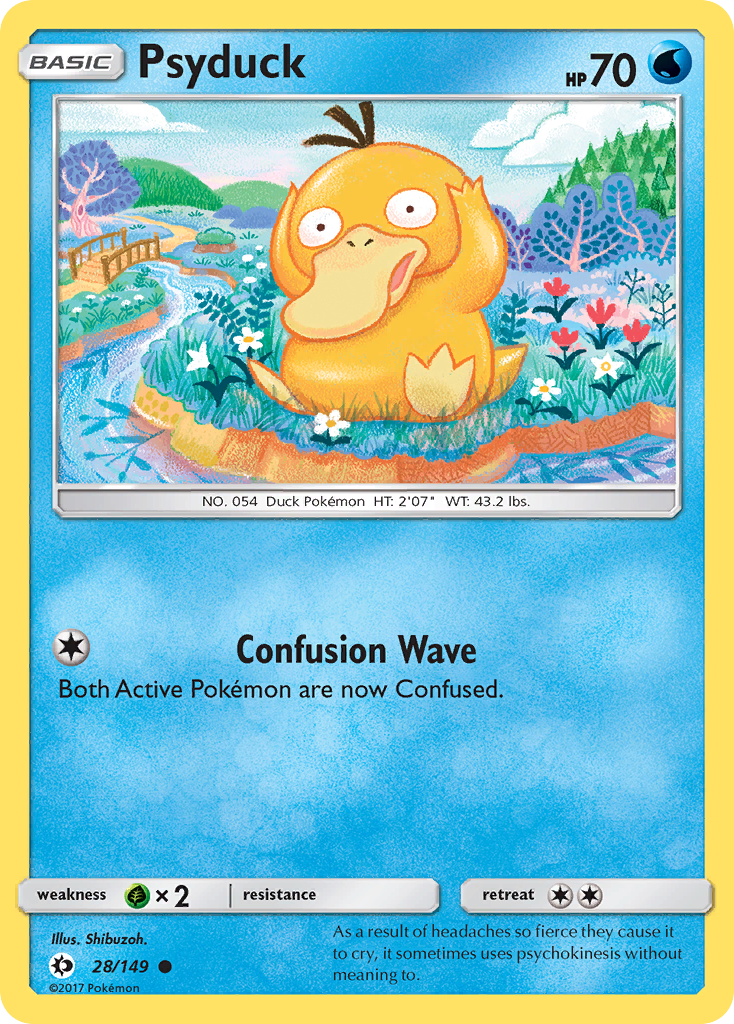 Psyduck (28/149) [Sun & Moon: Base Set] | Jomio and Rueliete's Cards and Comics