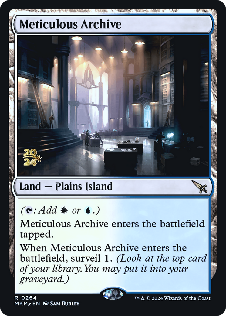 Meticulous Archive [Murders at Karlov Manor Prerelease Promos] | Jomio and Rueliete's Cards and Comics