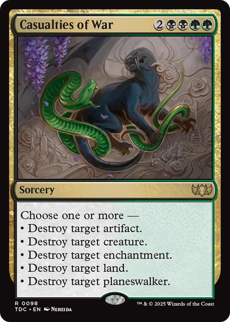 Casualties of War [Tarkir: Dragonstorm Commander] | Jomio and Rueliete's Cards and Comics