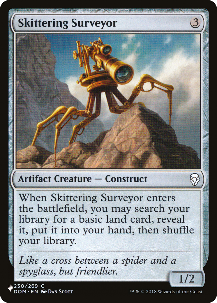 Skittering Surveyor [The List] | Jomio and Rueliete's Cards and Comics