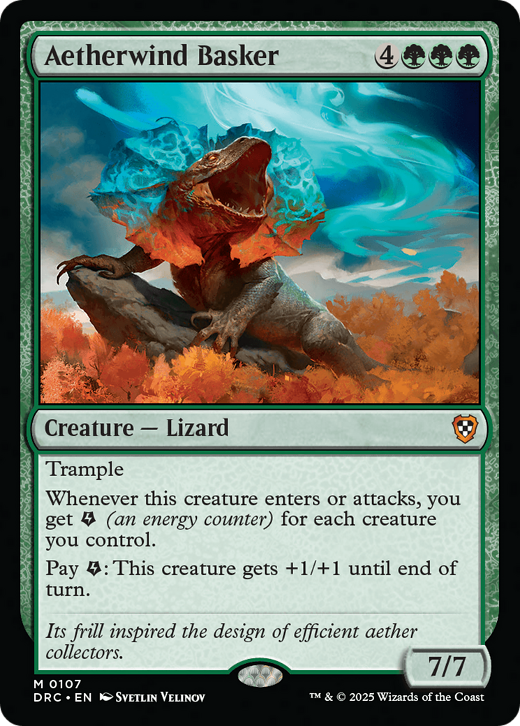 Aetherwind Basker [Aetherdrift Commander] | Jomio and Rueliete's Cards and Comics
