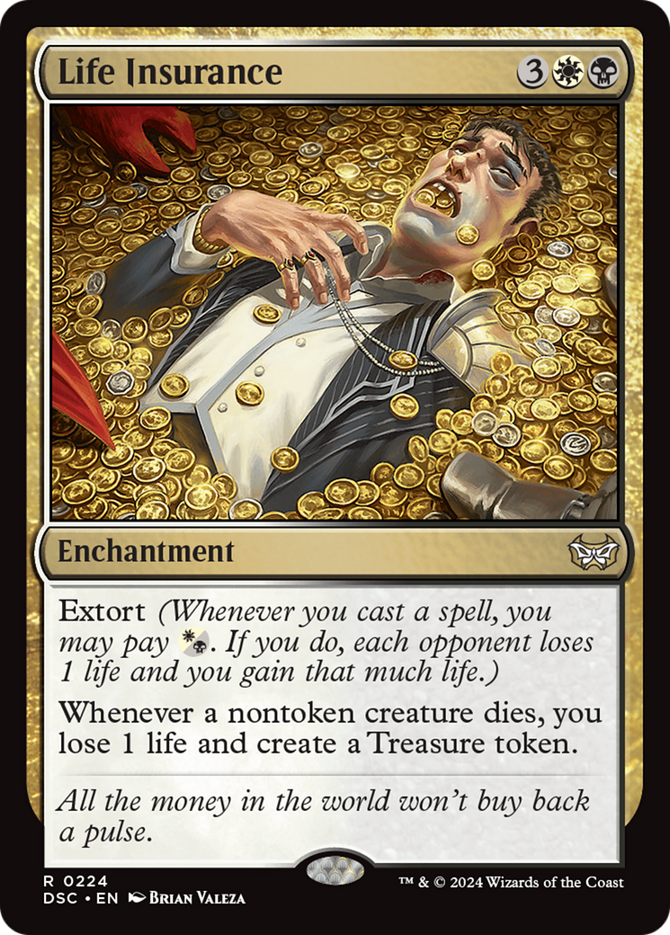 Life Insurance [Duskmourn: House of Horror Commander] | Jomio and Rueliete's Cards and Comics