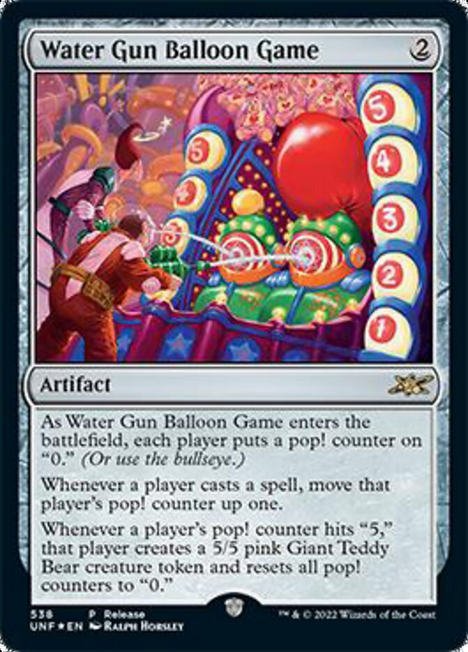 Water Gun Balloon Game [Unfinity] | Jomio and Rueliete's Cards and Comics