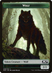 Wolf Double-Sided Token [Challenger Decks 2020 Tokens] | Jomio and Rueliete's Cards and Comics
