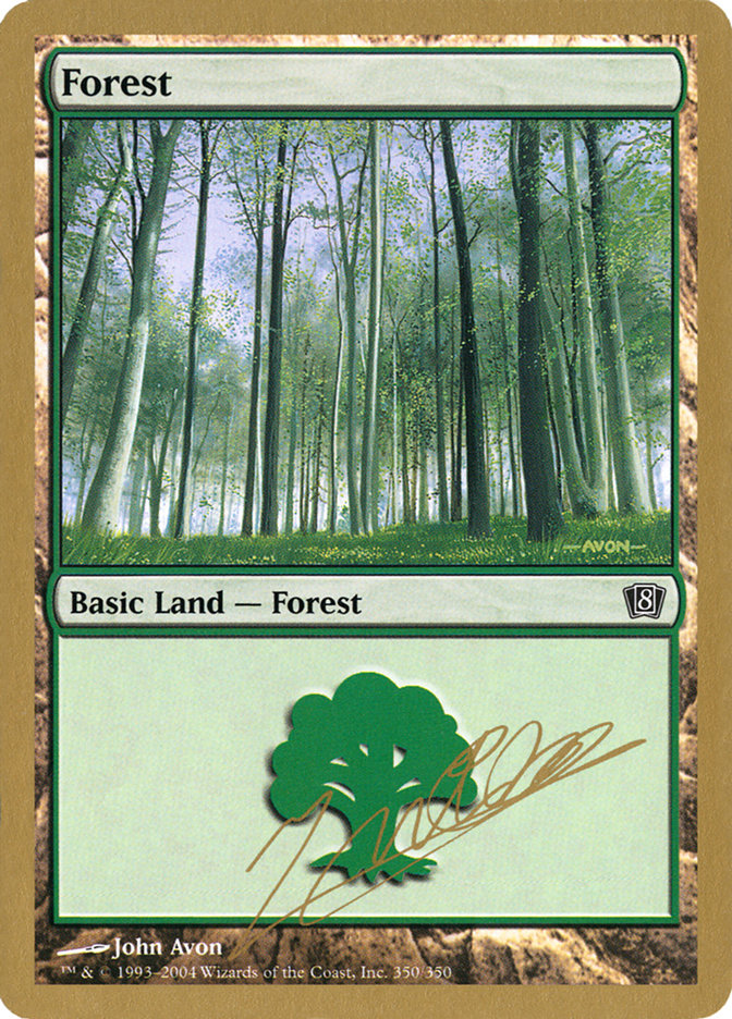 Forest (jn350) (Julien Nuijten) [World Championship Decks 2004] | Jomio and Rueliete's Cards and Comics