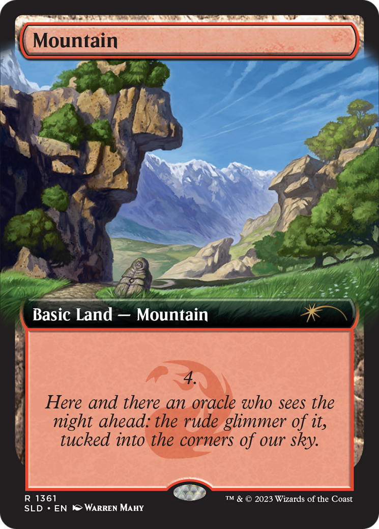 Mountain (1361) [Secret Lair Drop Series] | Jomio and Rueliete's Cards and Comics