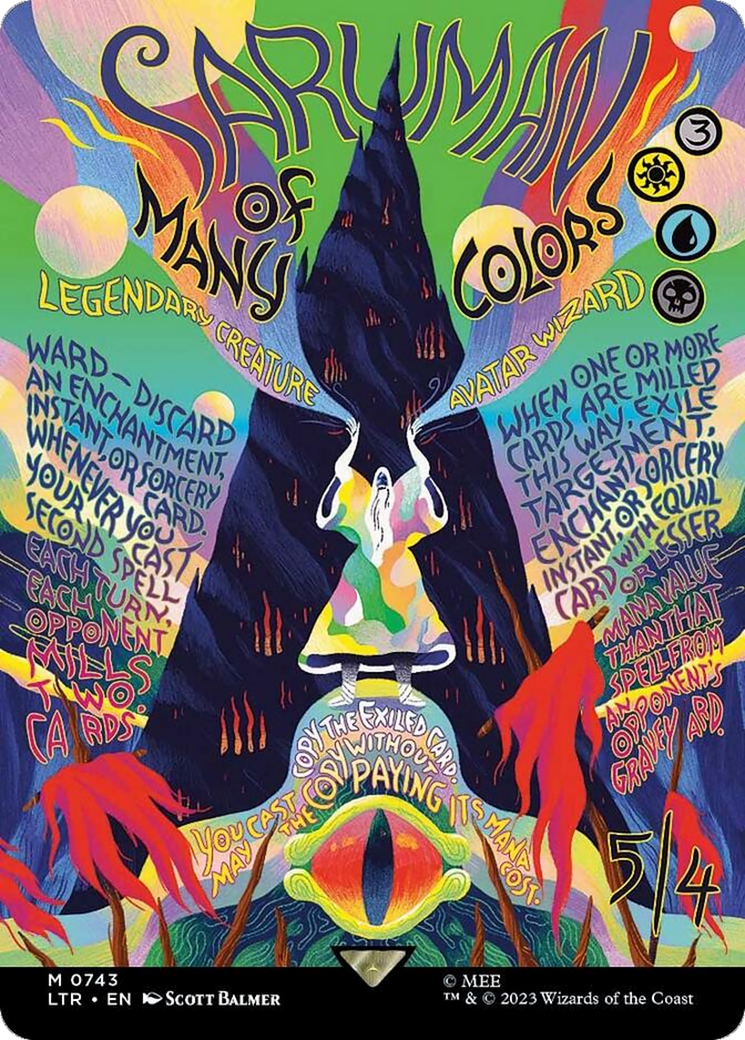 Saruman of Many Colors (Borderless Poster) [The Lord of the Rings: Tales of Middle-Earth] | Jomio and Rueliete's Cards and Comics