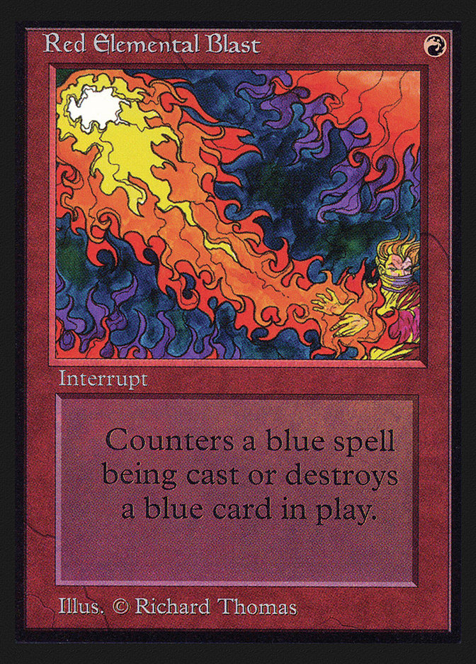 Red Elemental Blast [International Collectors' Edition] | Jomio and Rueliete's Cards and Comics