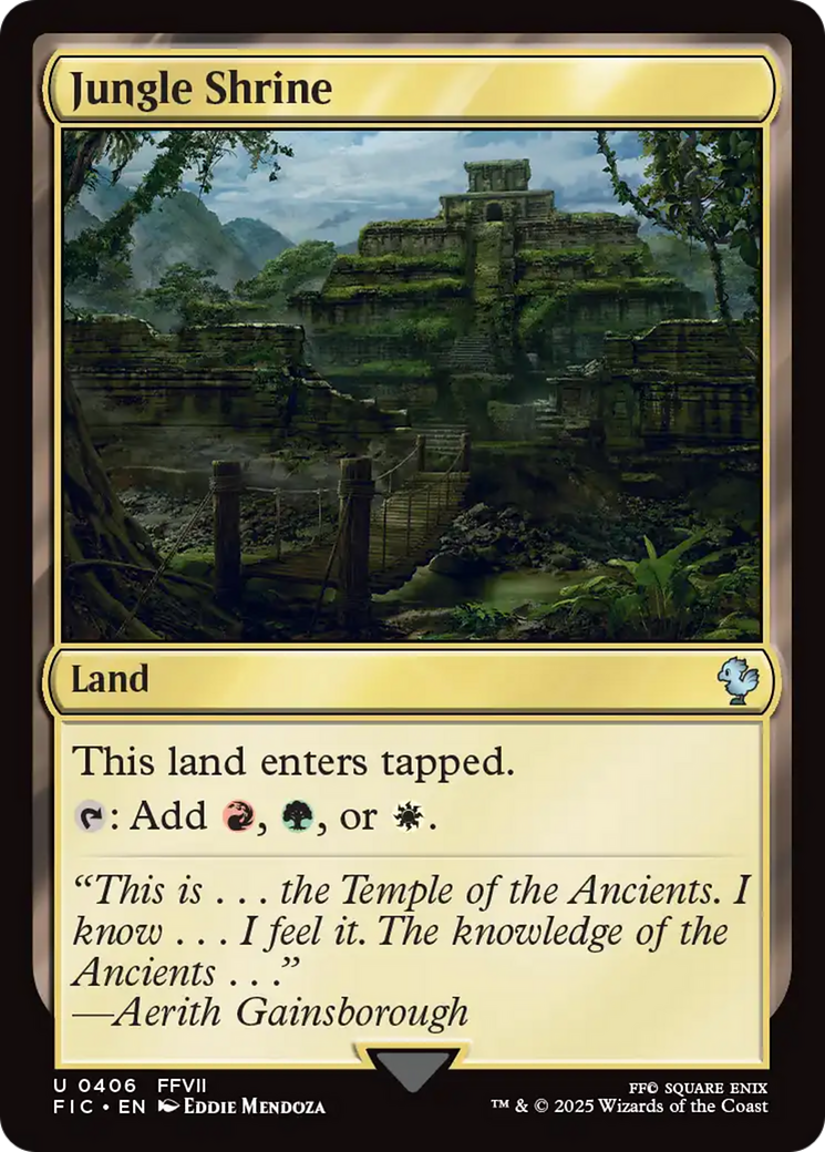 Jungle Shrine [FINAL FANTASY Commander] | Jomio and Rueliete's Cards and Comics