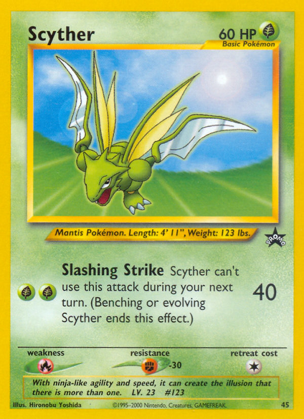 Scyther (45) [Wizards of the Coast: Black Star Promos] | Jomio and Rueliete's Cards and Comics