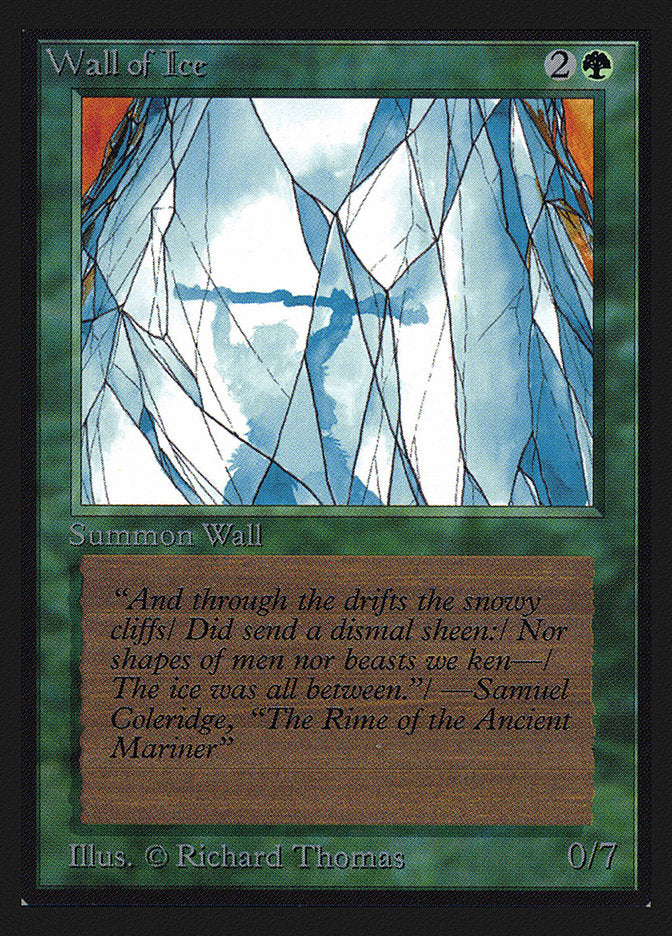 Wall of Ice [International Collectors' Edition] | Jomio and Rueliete's Cards and Comics