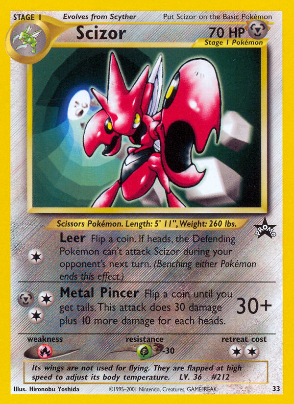 Scizor (33) [Wizards of the Coast: Black Star Promos] | Jomio and Rueliete's Cards and Comics