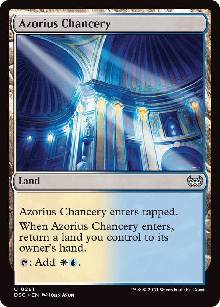 Azorius Chancery [Duskmourn: House of Horror Commander] | Jomio and Rueliete's Cards and Comics