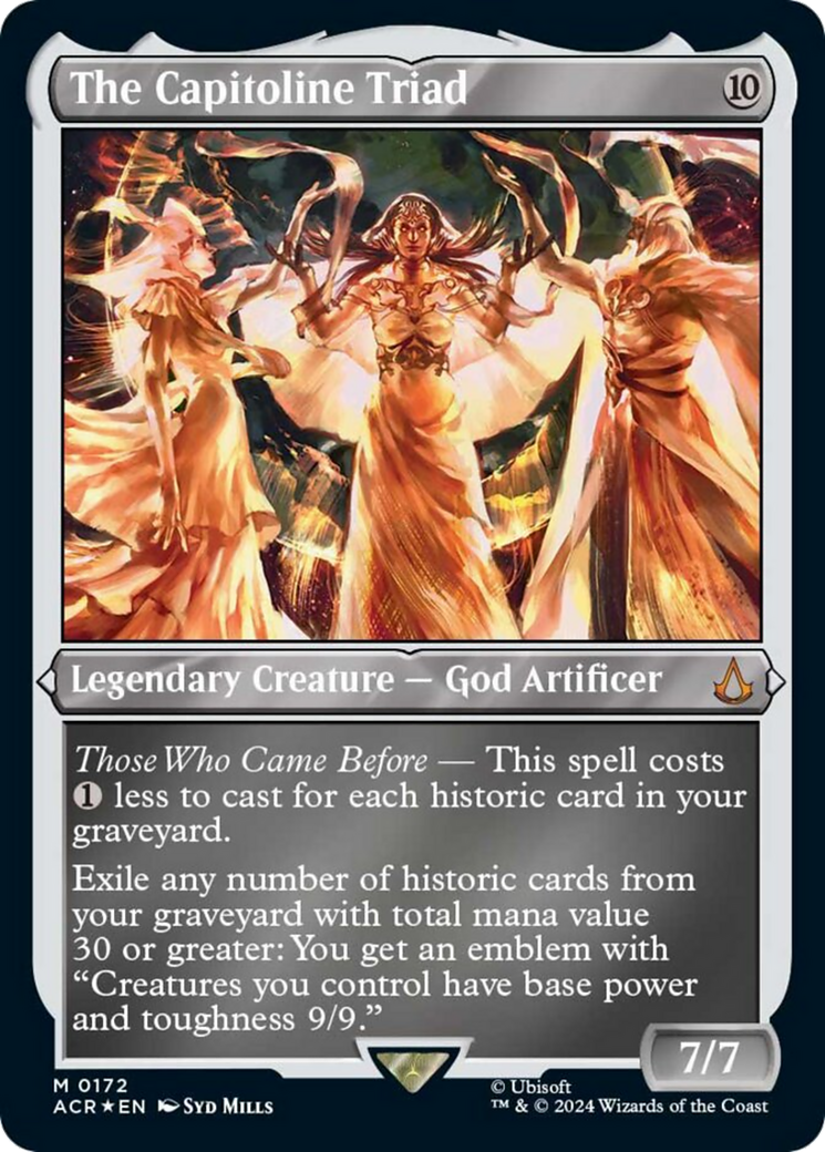 The Capitoline Triad (Foil Etched) [Assassin's Creed] | Jomio and Rueliete's Cards and Comics