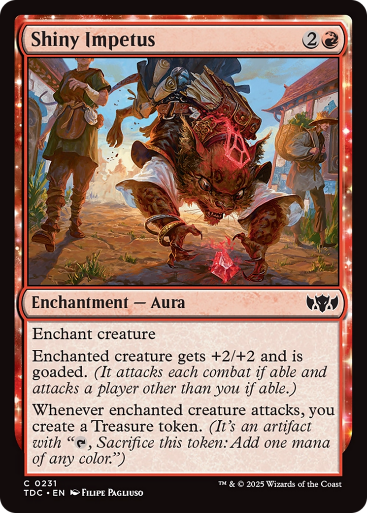 Shiny Impetus [Tarkir: Dragonstorm Commander] | Jomio and Rueliete's Cards and Comics