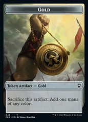 Gold // Dragon Double-Sided Token [Commander Legends: Battle for Baldur's Gate Tokens] | Jomio and Rueliete's Cards and Comics