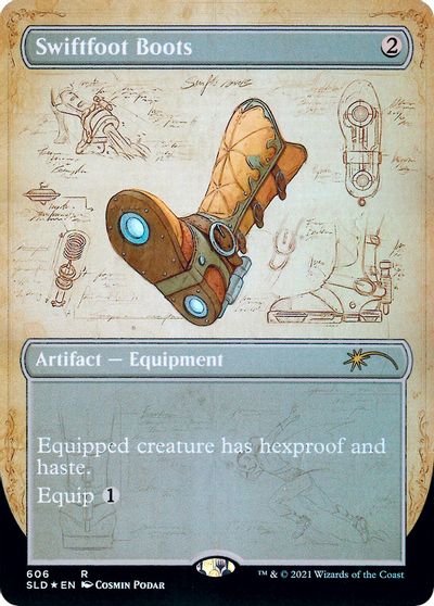 Swiftfoot Boots (Blueprint) [Secret Lair Drop Promos] | Jomio and Rueliete's Cards and Comics