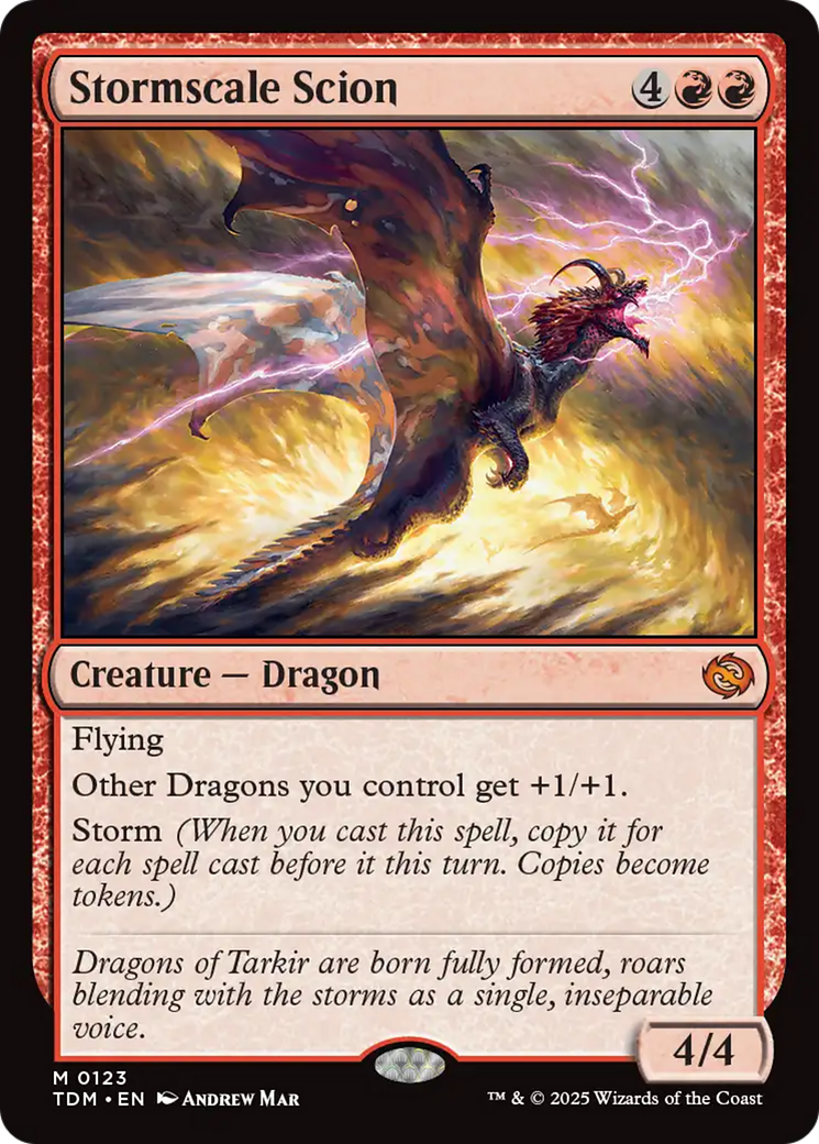 Stormscale Scion [Tarkir: Dragonstorm] | Jomio and Rueliete's Cards and Comics