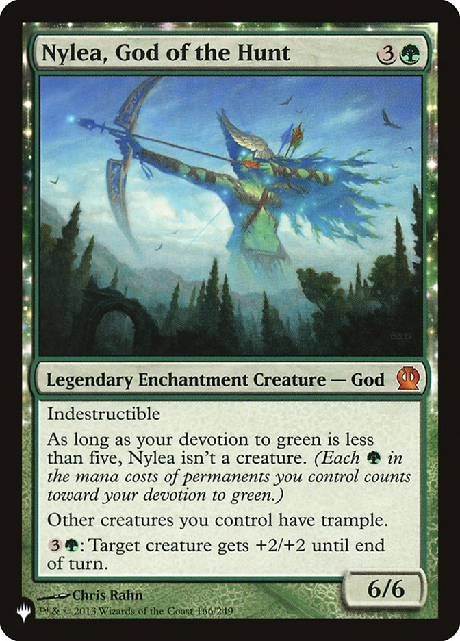 Nylea, God of the Hunt [The List] | Jomio and Rueliete's Cards and Comics