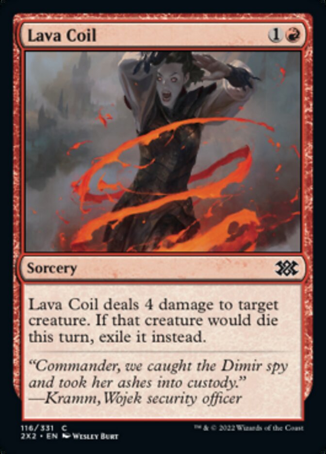 Lava Coil [Double Masters 2022] | Jomio and Rueliete's Cards and Comics