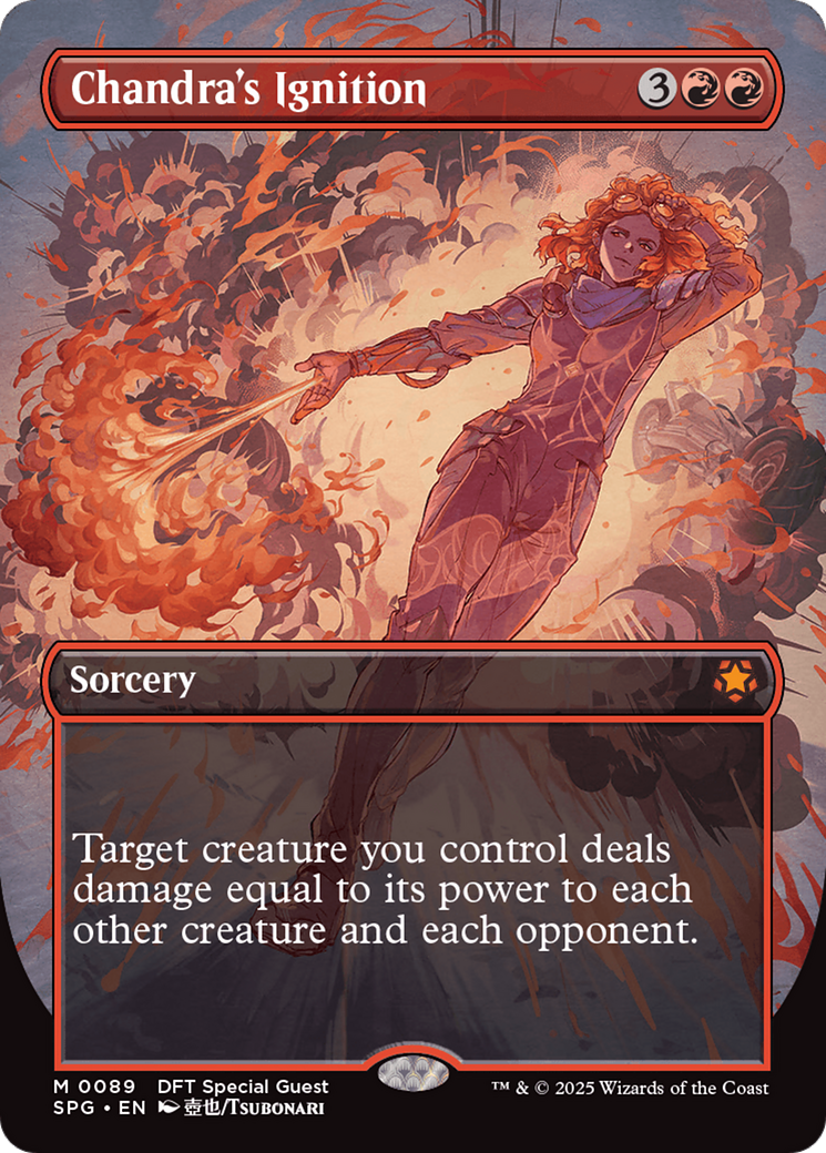 Chandra's Ignition (Borderless) [Aetherdrift Special Guests] | Jomio and Rueliete's Cards and Comics