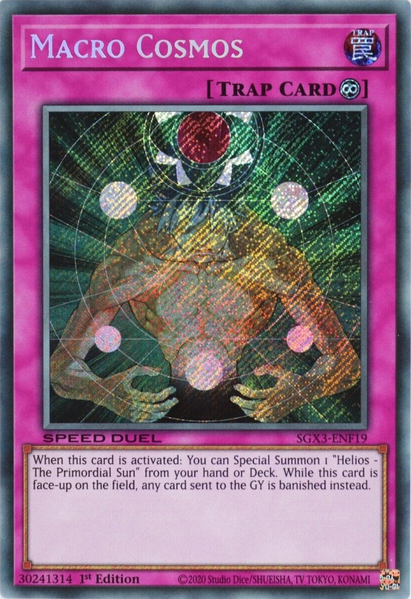 Macro Cosmos [SGX3-ENF19] Secret Rare | Jomio and Rueliete's Cards and Comics
