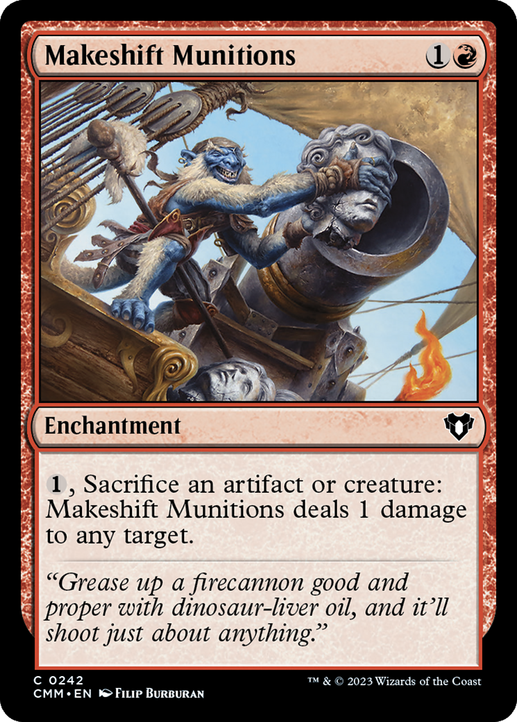 Makeshift Munitions [Commander Masters] | Jomio and Rueliete's Cards and Comics