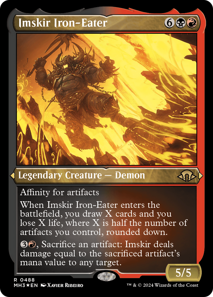 Imskir Iron-Eater (Foil Etched) [Modern Horizons 3] | Jomio and Rueliete's Cards and Comics