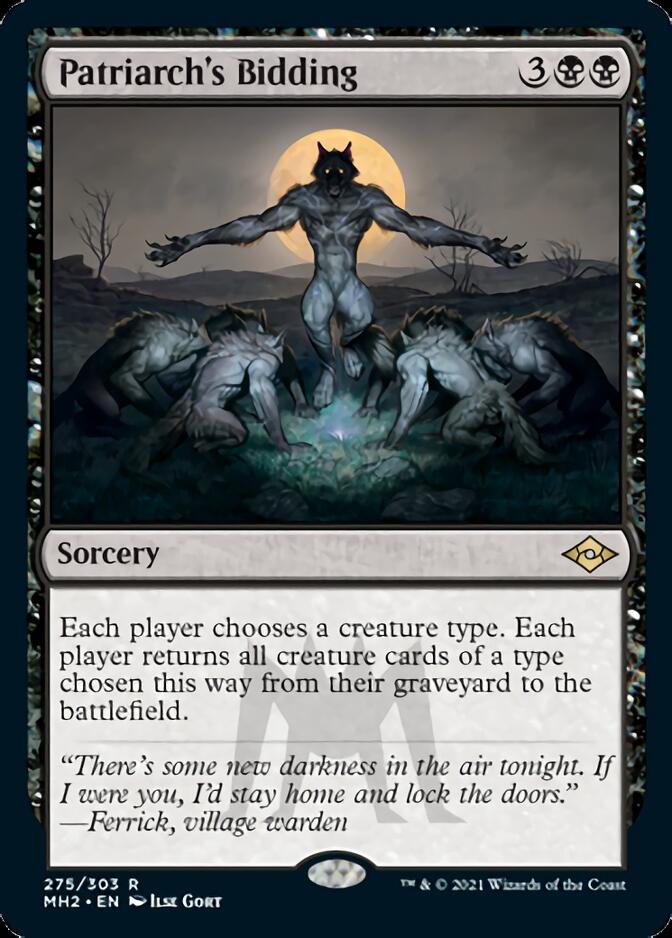 Patriarch's Bidding (Foil Etched) [Modern Horizons 2] | Jomio and Rueliete's Cards and Comics