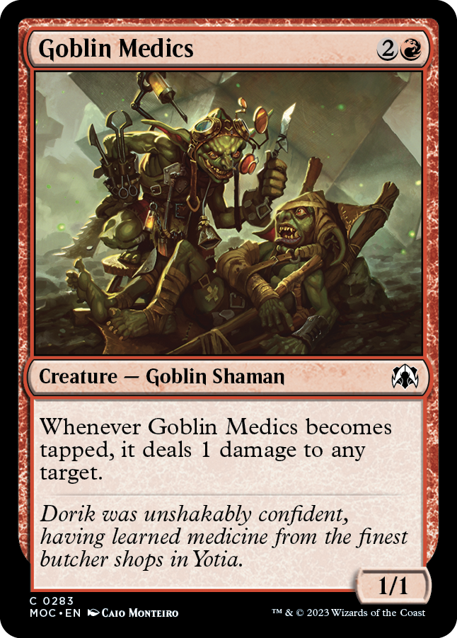 Goblin Medics [March of the Machine Commander] | Jomio and Rueliete's Cards and Comics