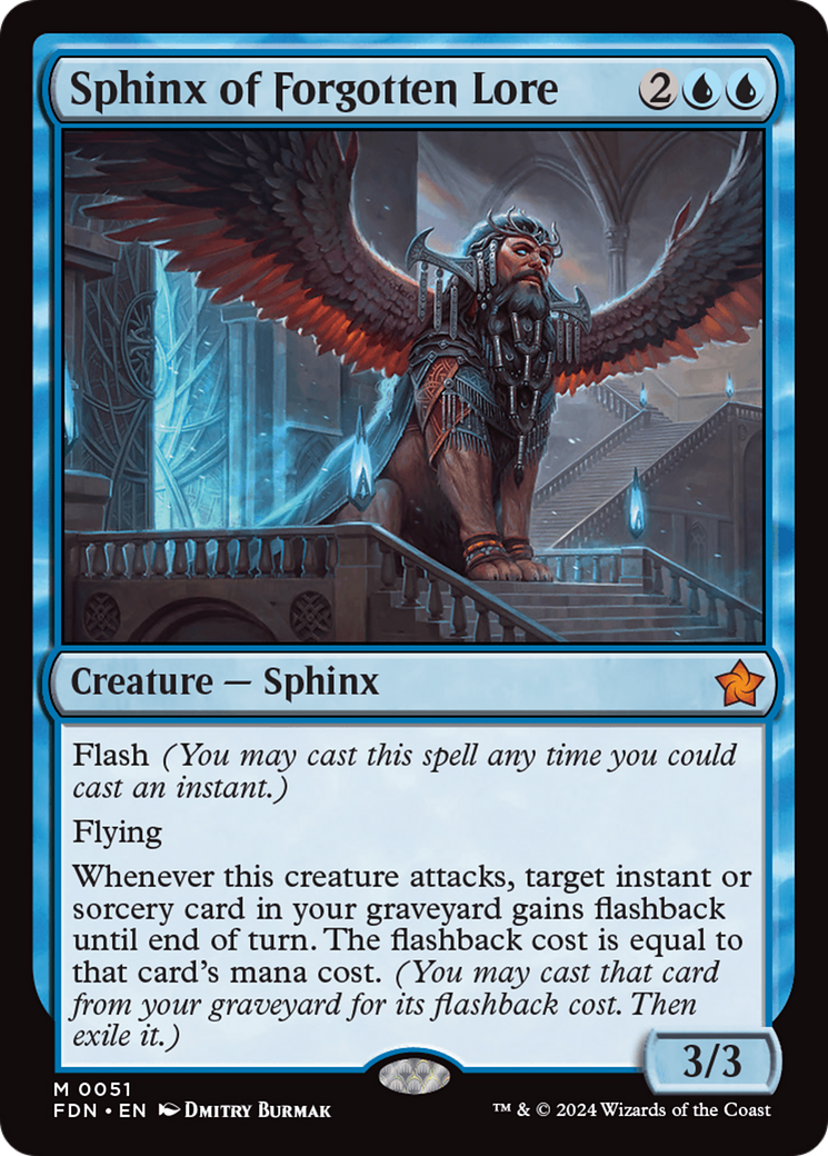 Sphinx of Forgotten Lore [Foundations] | Jomio and Rueliete's Cards and Comics