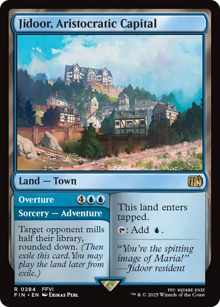 Jidoor, Aristocratic Capital // Overture [FINAL FANTASY] | Jomio and Rueliete's Cards and Comics