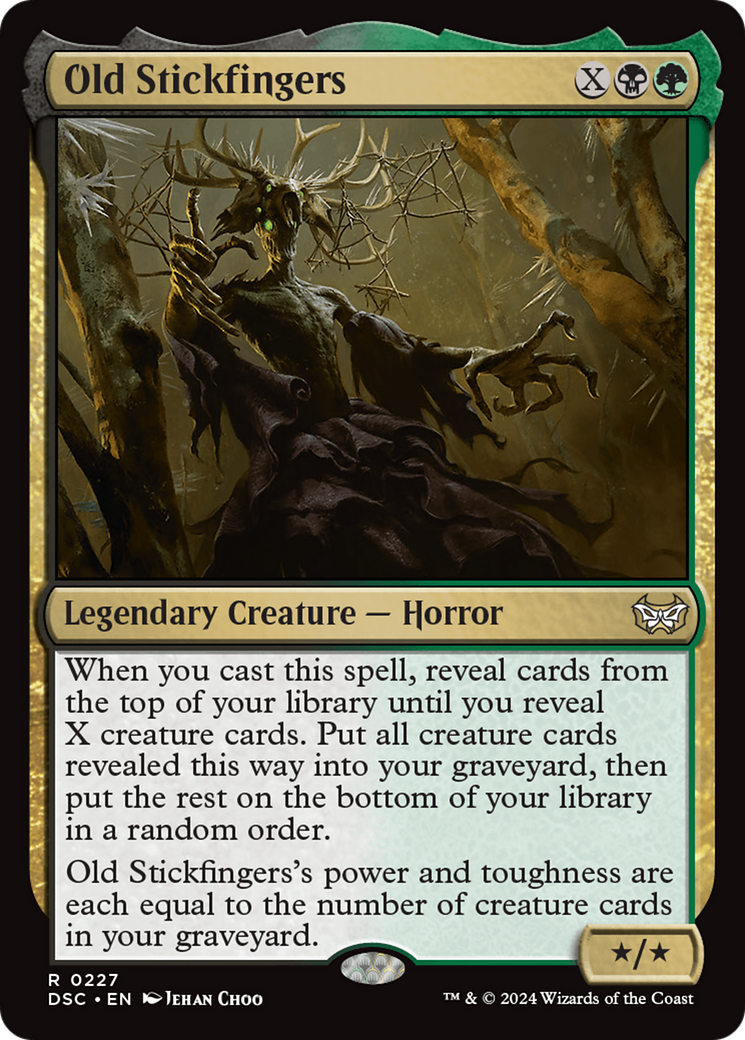 Old Stickfingers [Duskmourn: House of Horror Commander] | Jomio and Rueliete's Cards and Comics