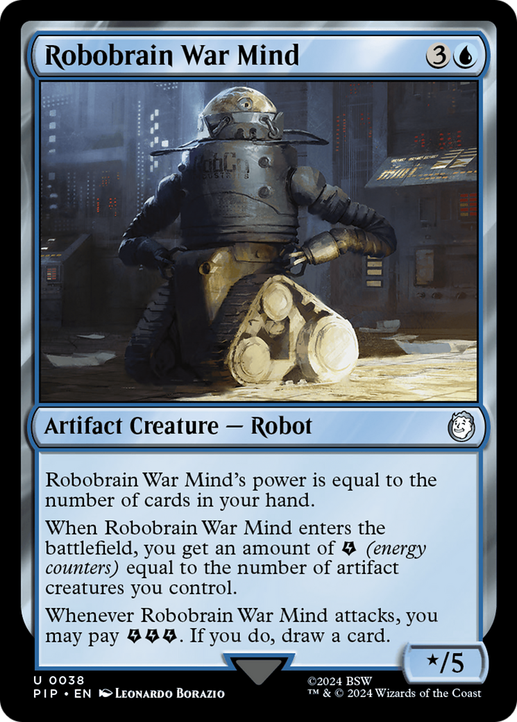 Robobrain War Mind [Fallout] | Jomio and Rueliete's Cards and Comics
