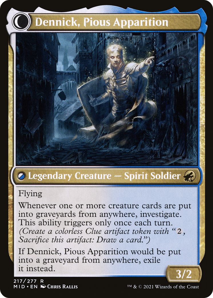 Dennick, Pious Apprentice // Dennick, Pious Apparition [Secret Lair: From Cute to Brute] | Jomio and Rueliete's Cards and Comics