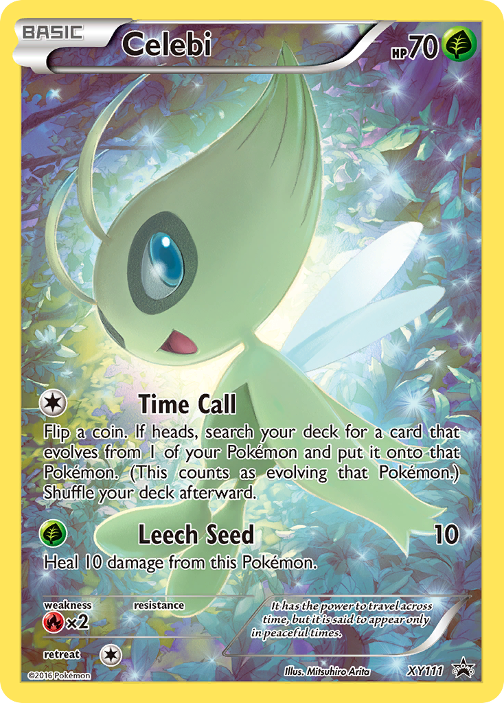 Celebi (XY111) [XY: Black Star Promos] | Jomio and Rueliete's Cards and Comics