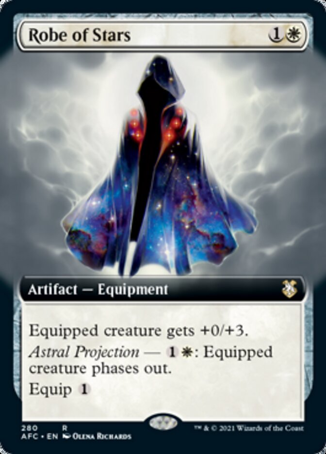 Robe of Stars (Extended Art) [Dungeons & Dragons: Adventures in the Forgotten Realms Commander] | Jomio and Rueliete's Cards and Comics