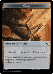 Thopter (0020) // Clue (0016) Double-Sided Token [Murders at Karlov Manor Tokens] | Jomio and Rueliete's Cards and Comics
