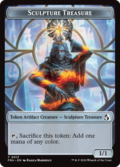 Sculpture Treasure // Beast Double-Sided Token [Reality Fracture Tokens] | Jomio and Rueliete's Cards and Comics