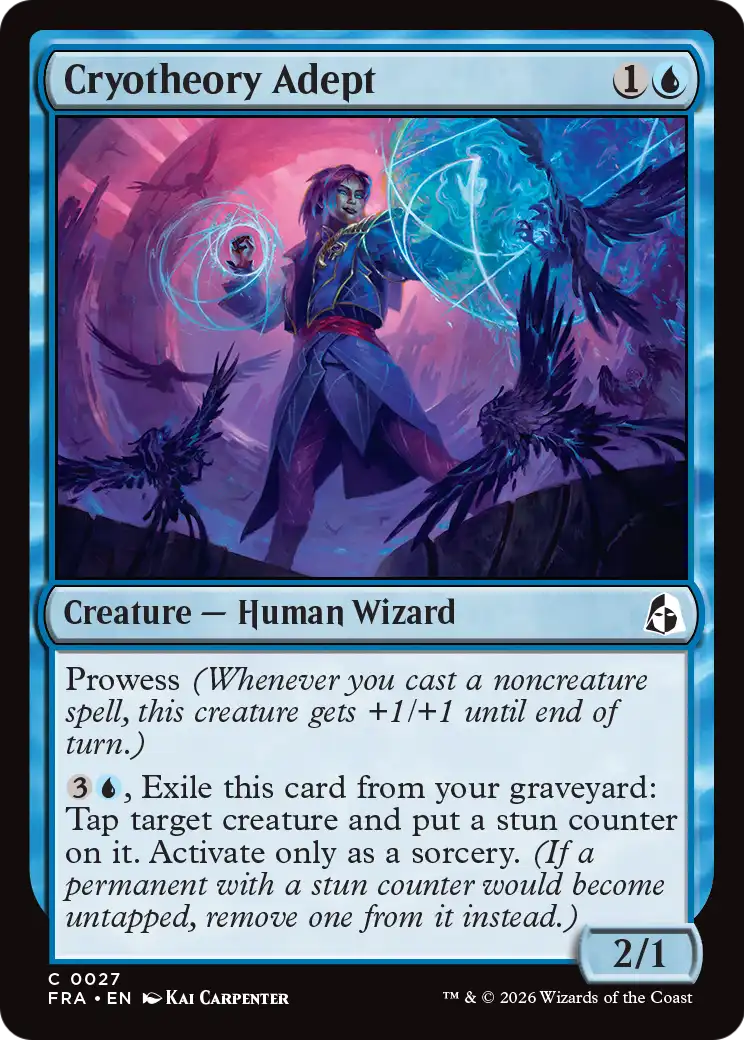 Cryotheory Adept [Reality Fracture] | Jomio and Rueliete's Cards and Comics