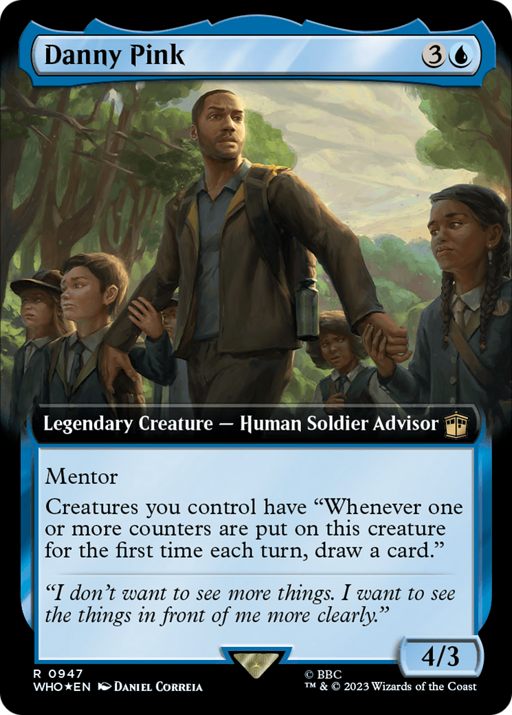 Danny Pink (Extended Art) (Surge Foil) [Doctor Who] | Jomio and Rueliete's Cards and Comics