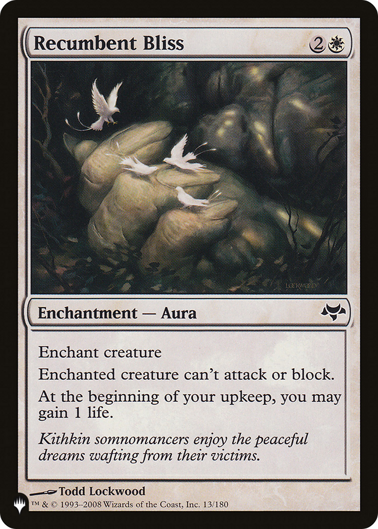 Recumbent Bliss [The List] | Jomio and Rueliete's Cards and Comics