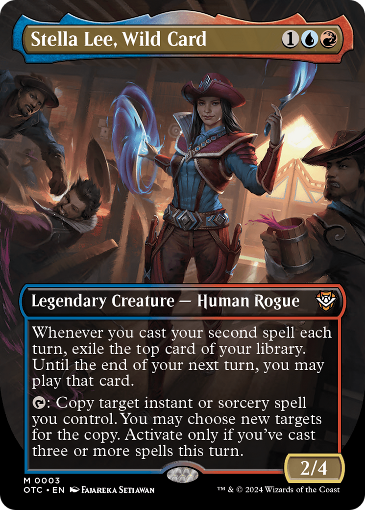 Stella Lee, Wild Card (Borderless) [Outlaws of Thunder Junction Commander] | Jomio and Rueliete's Cards and Comics