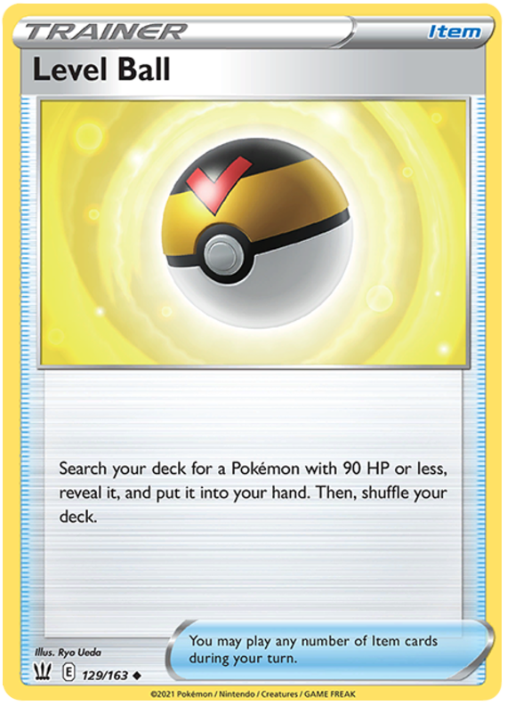 Level Ball (129/163) [Sword & Shield: Battle Styles] | Jomio and Rueliete's Cards and Comics