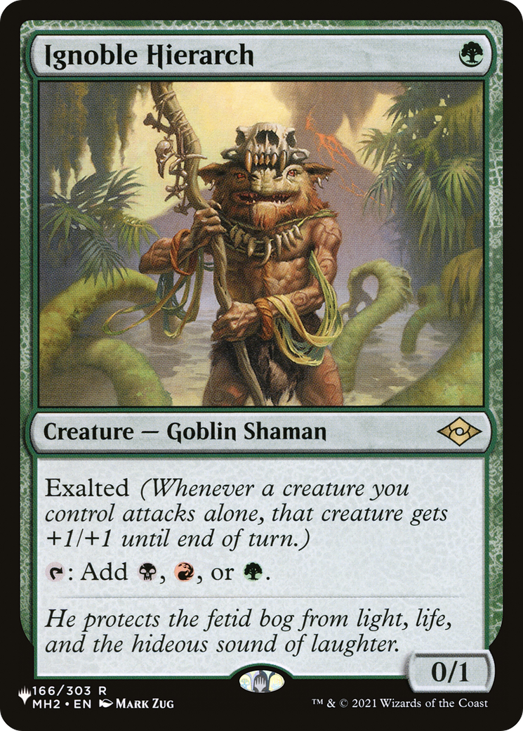 Ignoble Hierarch [The List] | Jomio and Rueliete's Cards and Comics