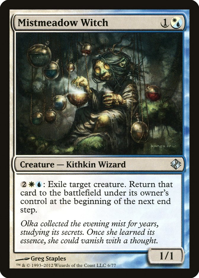 Mistmeadow Witch [Duel Decks: Venser vs. Koth] | Jomio and Rueliete's Cards and Comics
