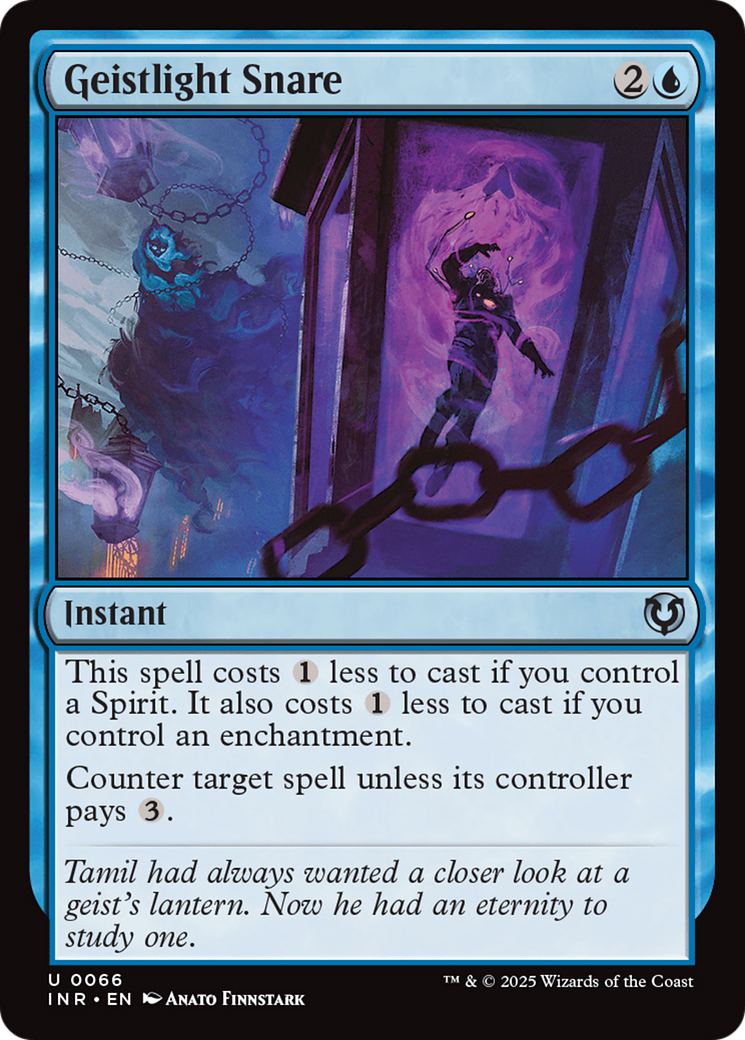 Geistlight Snare [Innistrad Remastered] | Jomio and Rueliete's Cards and Comics