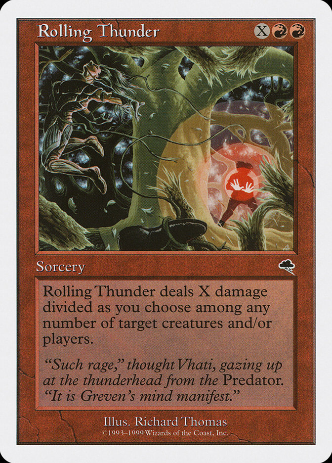 Rolling Thunder [Battle Royale] | Jomio and Rueliete's Cards and Comics