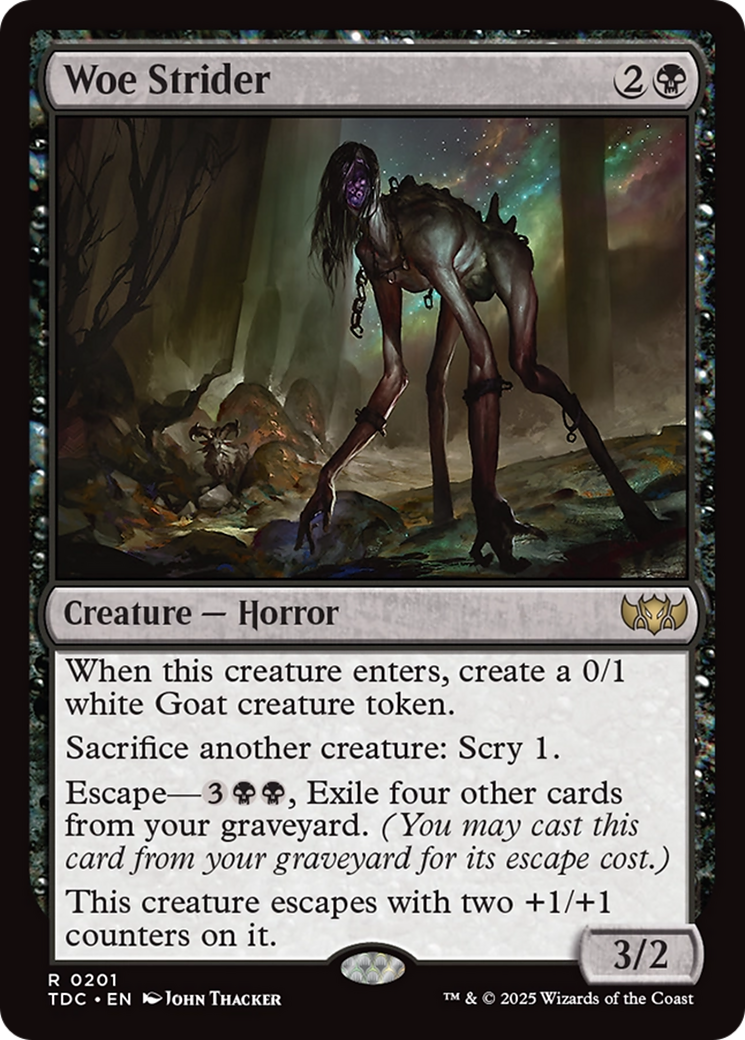 Woe Strider [Tarkir: Dragonstorm Commander] | Jomio and Rueliete's Cards and Comics