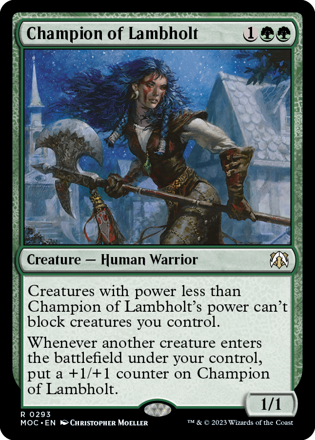 Champion of Lambholt [March of the Machine Commander] | Jomio and Rueliete's Cards and Comics